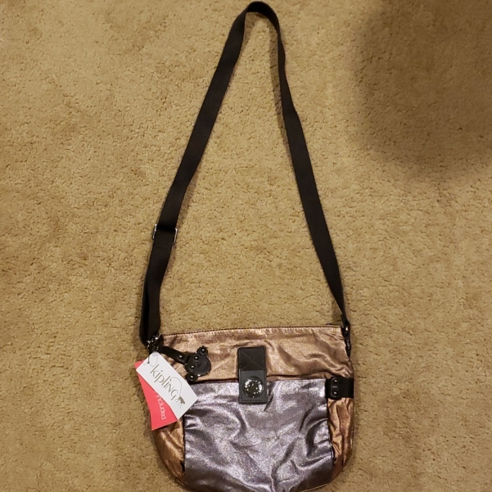 Metallic Kipling Purse